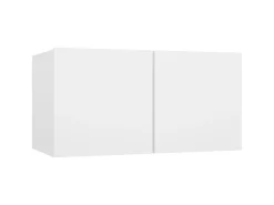 3 pcs conjunto de móveis de TV derivados de madeira branco PT226495