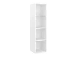 3 pcs conjunto de móveis de TV contraplacado branco PT550266