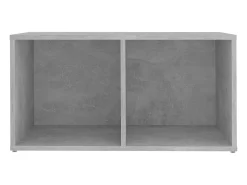 8 pcs conjunto de móveis de TV derivados madeira cinza cimento PT966541