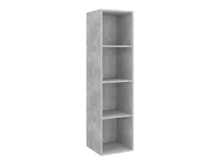 2 pcs conjunto de móveis de TV contraplacado cinzento cimento PT971127