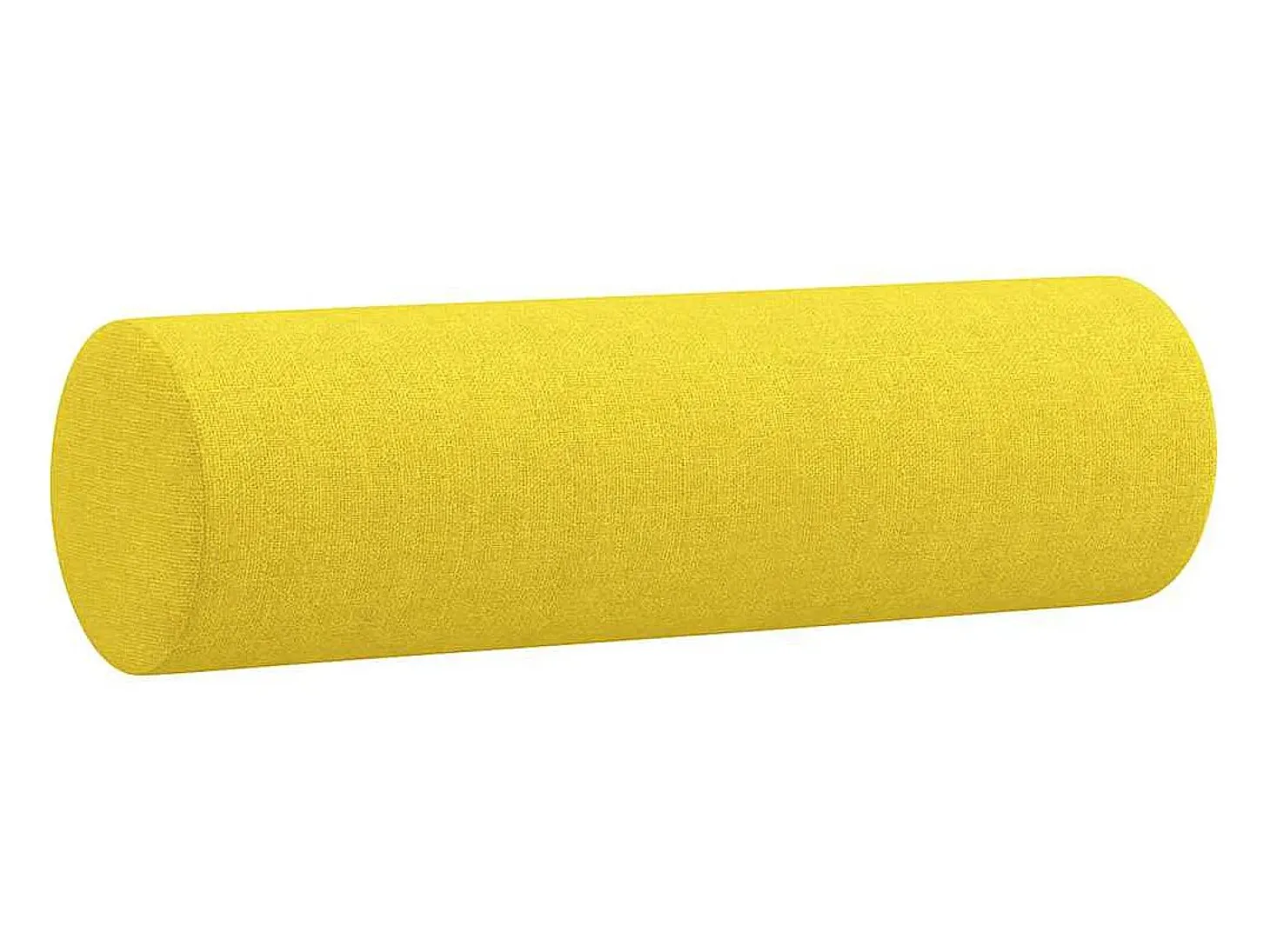3 pcs conjunto de sofás com almofadas tecido amarelo-claro
