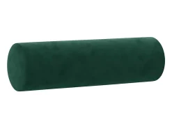 3 pcs conjunto de sofás com almofadas veludo verde-escuro