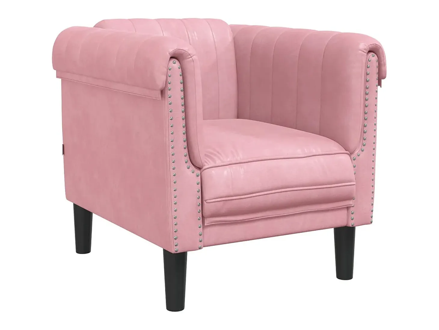 3 pcs conjunto de sofás veludo rosa