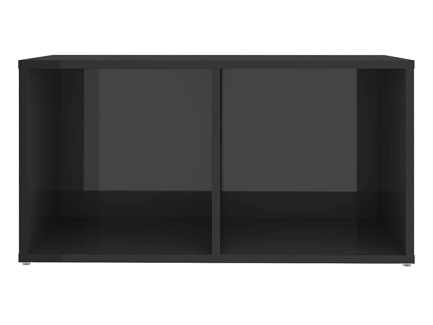 6 pcs conjunto móveis de TV derivados madeira cinza brilhante PT453369