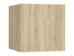 8 pcs conjunto móveis de TV derivados madeira carvalho sonoma PT730562