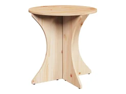 2 pcs Mesas de centro | Mesa de apoio | Mesa de café Natural 46x46x47 cm