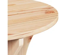 2 pcs Mesas de centro | Mesa de apoio | Mesa de café Natural 46x46x47 cm