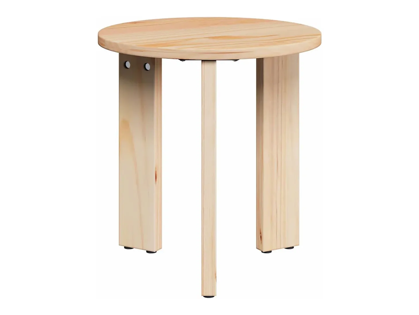3 pcs Mesas de centro | Mesa de apoio | Mesa de café Natural 47.5x47.5x27 cm