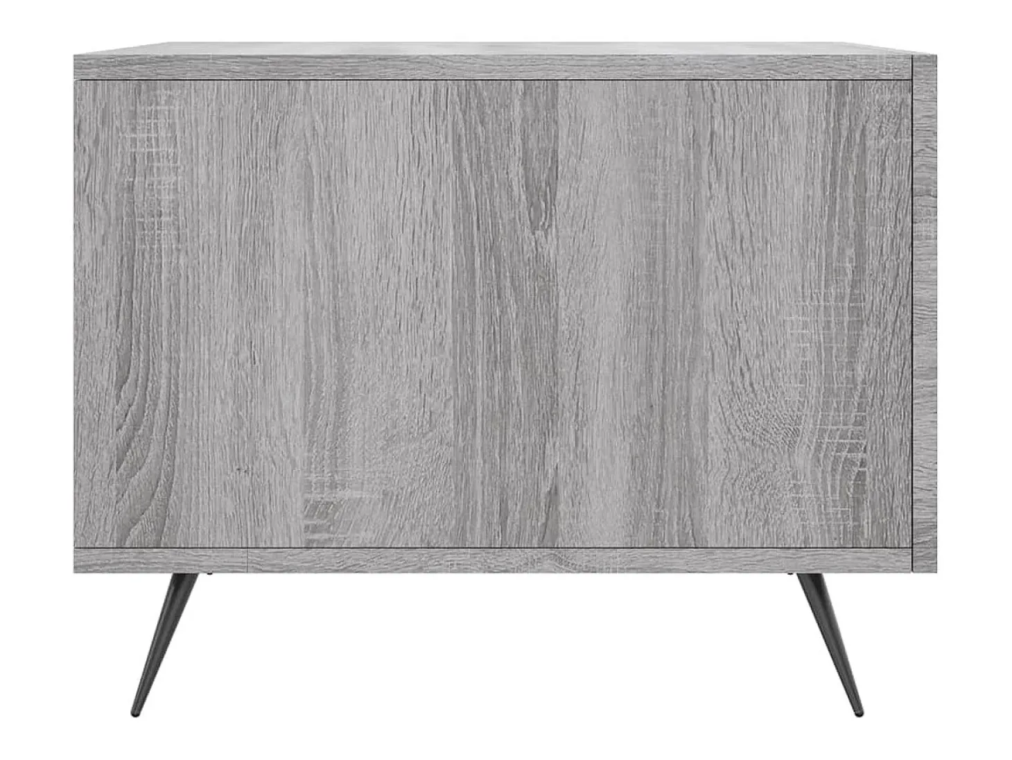 2 pcs Mesas de centro | Mesa de apoio | Mesa de café 50x50x40 cm madeira proc. sonoma cinza