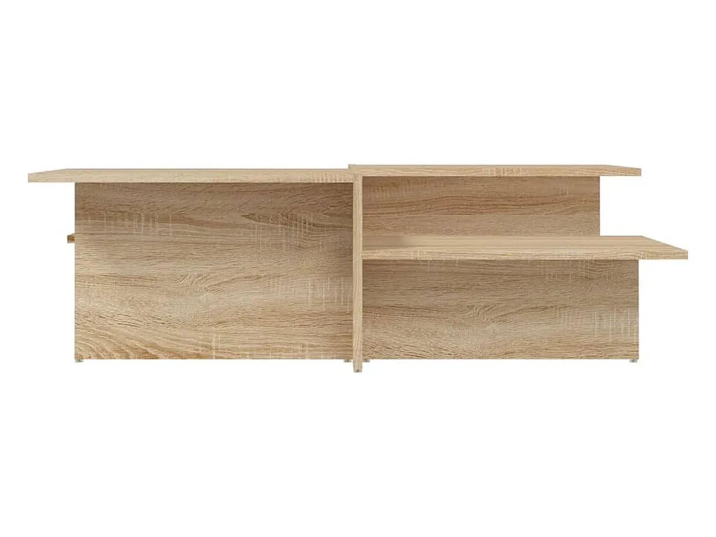 2 pcs Mesas de centro | Mesa de apoio | Mesa de café derivados de madeira carvalho sonoma