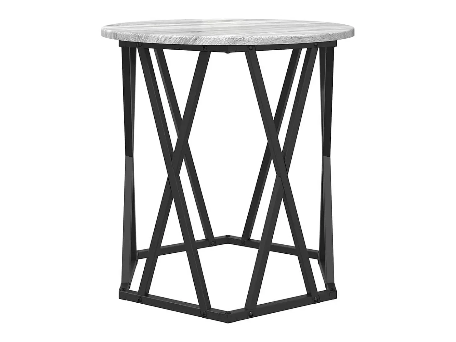 2 pcs Mesas de centro | Mesa de apoio | Mesa de café Sonoma cinzento 50x50x50 cm
