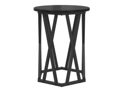 2 pcs Mesas de centro | Mesa de apoio | Mesa de café Carvalho preto 50x50x50 cm