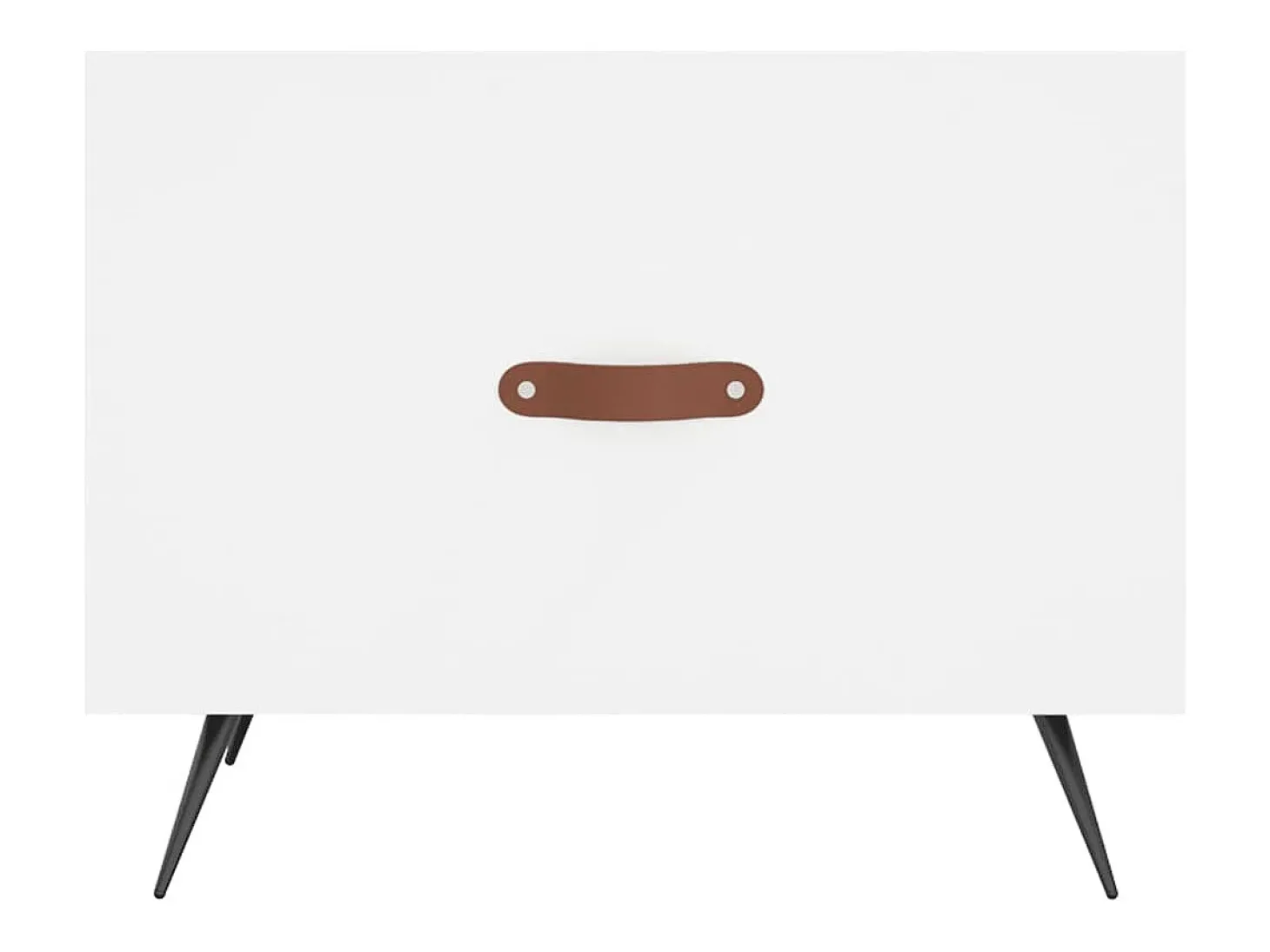 2 pcs Mesas de centro | Mesa de apoio | Mesa de café 50x50x40 cm madeira processada branco
