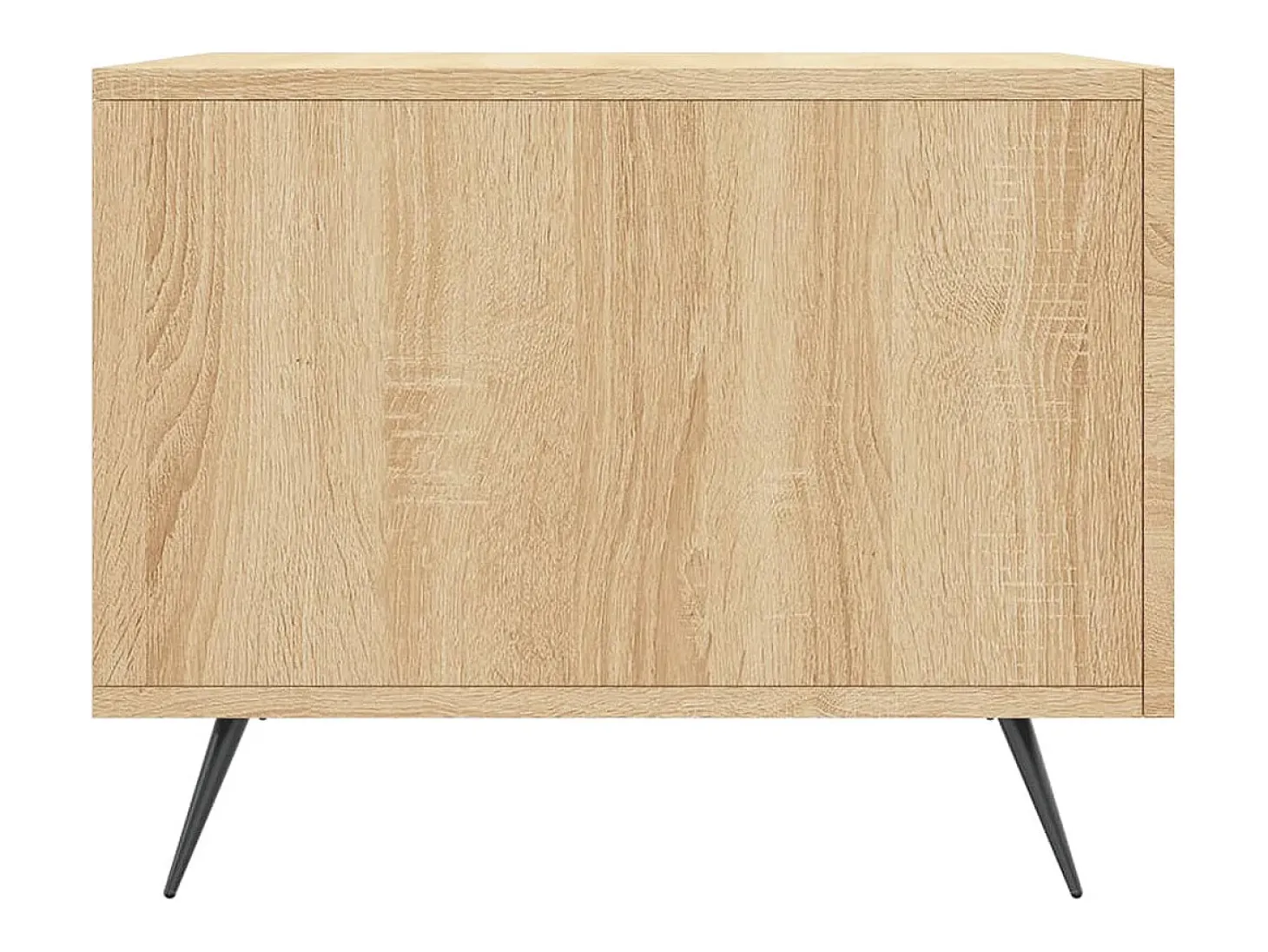 2 pcs Mesas de centro | Mesa de apoio | Mesa de café 50x50x40cm deriv. madeira carvalho sonoma