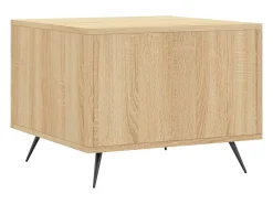 2 pcs Mesas de centro | Mesa de apoio | Mesa de café 50x50x40cm deriv. madeira carvalho sonoma