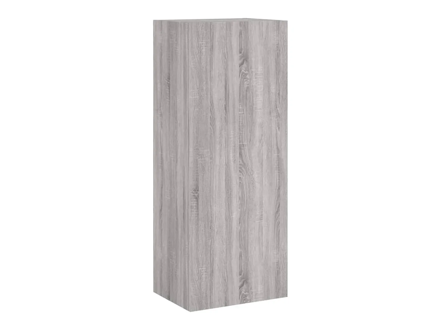 5 pcs móveis de parede p/ TV derivados de madeira cinza sonoma