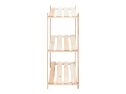 3 unidades arrumação 3 prateleiras 80x38x90cm pinho 150 kg PT893920