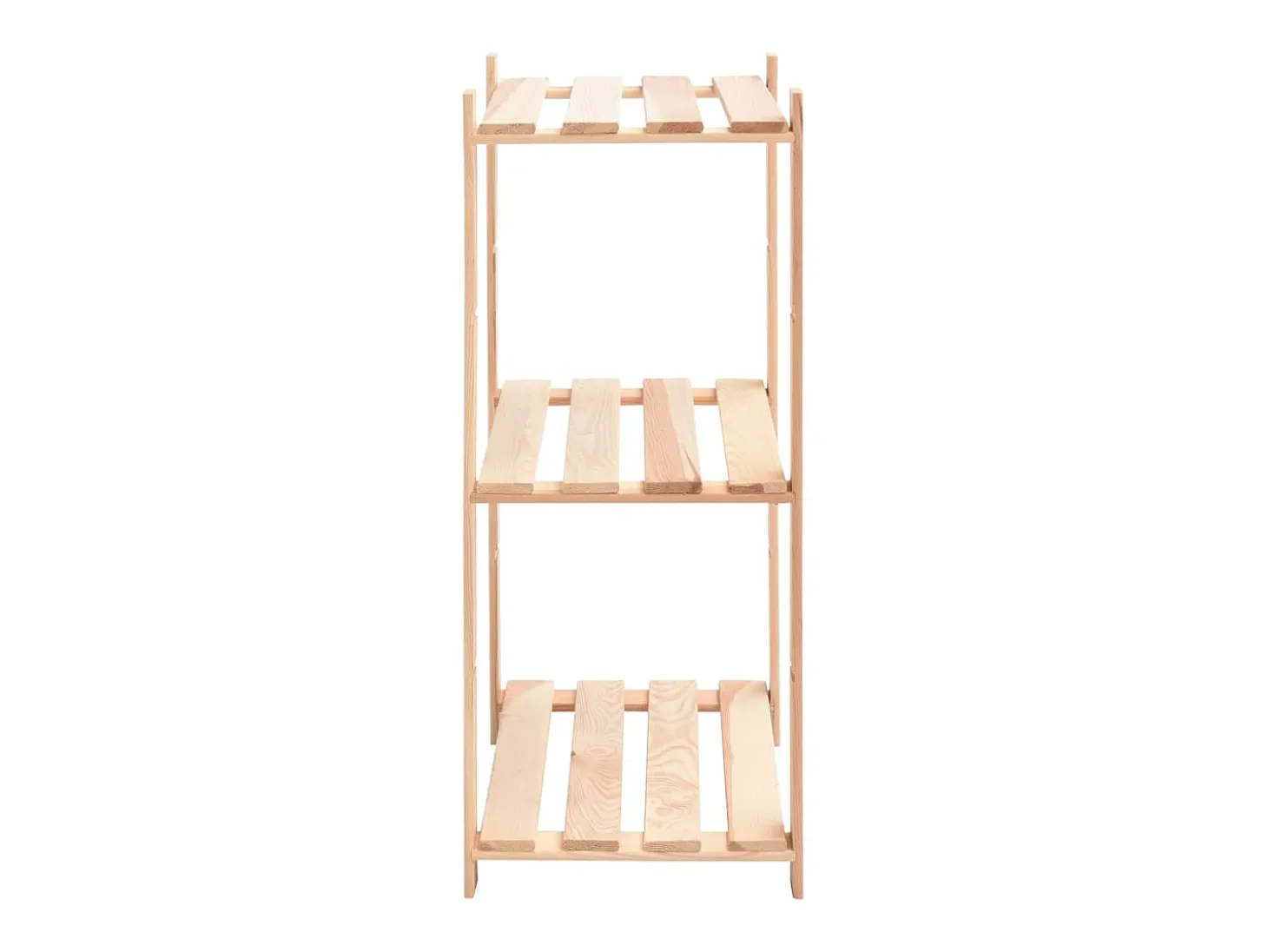 3 unidades arrumação 3 prateleiras 60x38x90cm pinho 150 kg PT722575