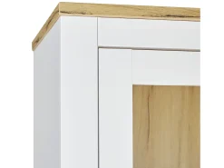 Aparador alto 64x199,5x41 cm carvalho branco