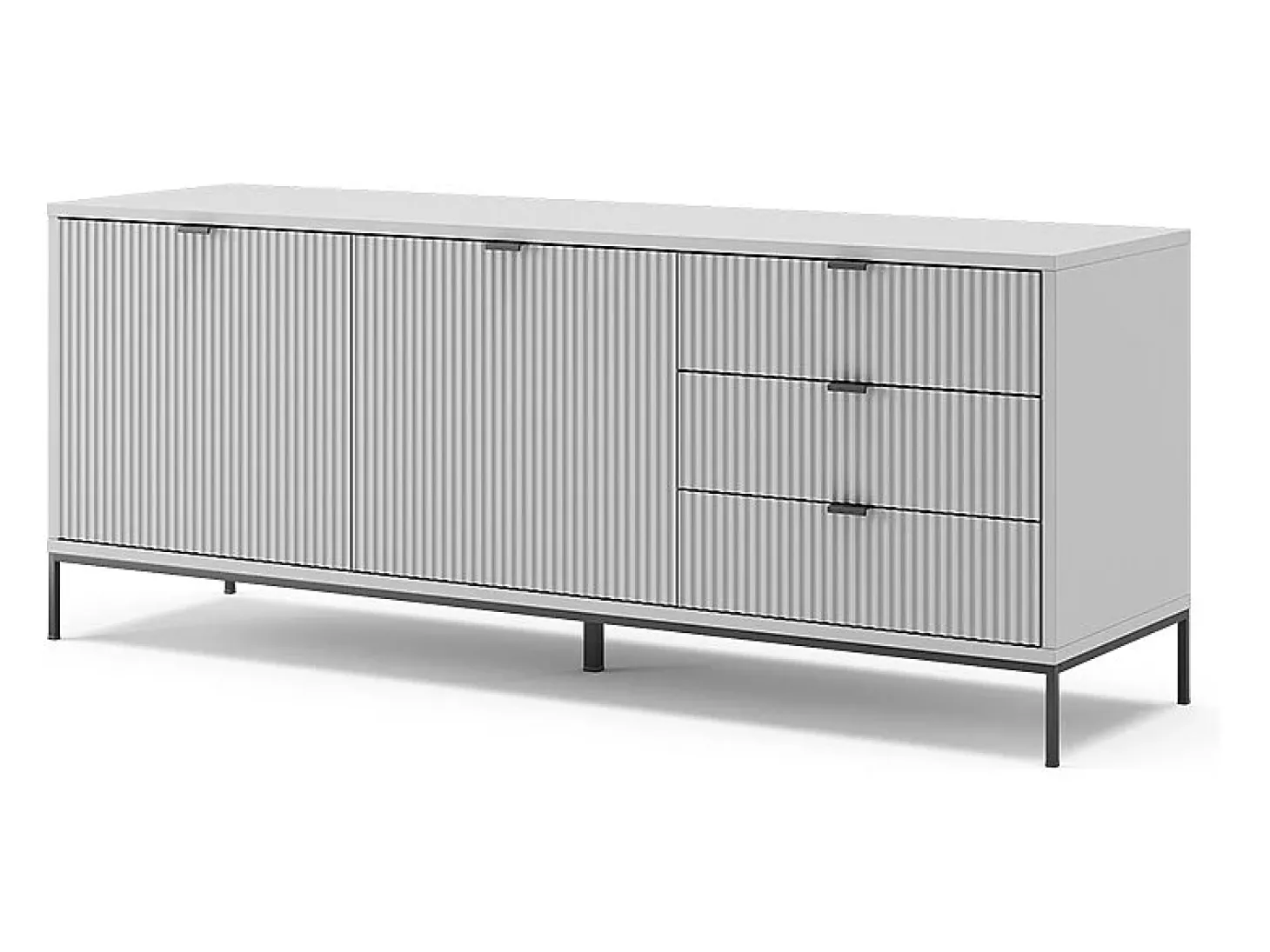 Aparador cinza 150x42x60 eliza