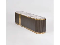Aparador 200x50x40 cm cinza escuro Stilig ST916