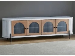 Aparador 200x60x40 cm cinza stilig st382