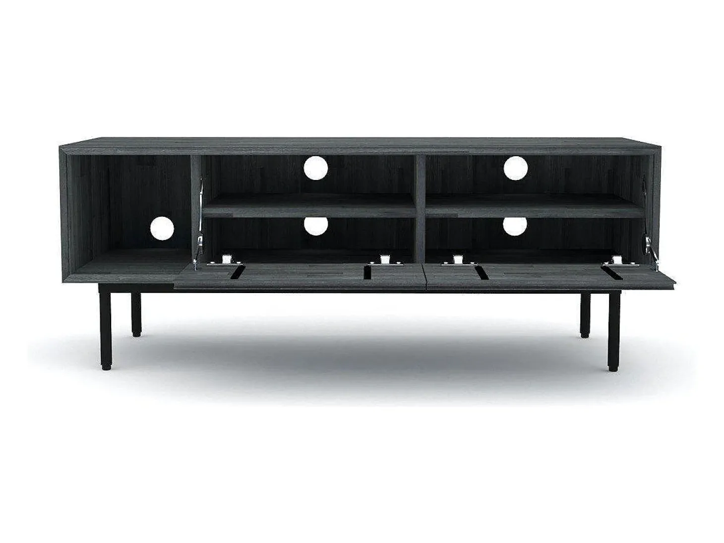 Aparador 130x50x45 cm cinza tundra Capella CAPL01-130