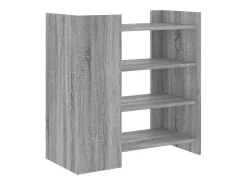 Aparador 73,5x35x75 cm derivados de madeira cinzento sonoma