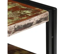 Aparador/rack para TV design prático madeira maciça reciclada 120 cm 2502156