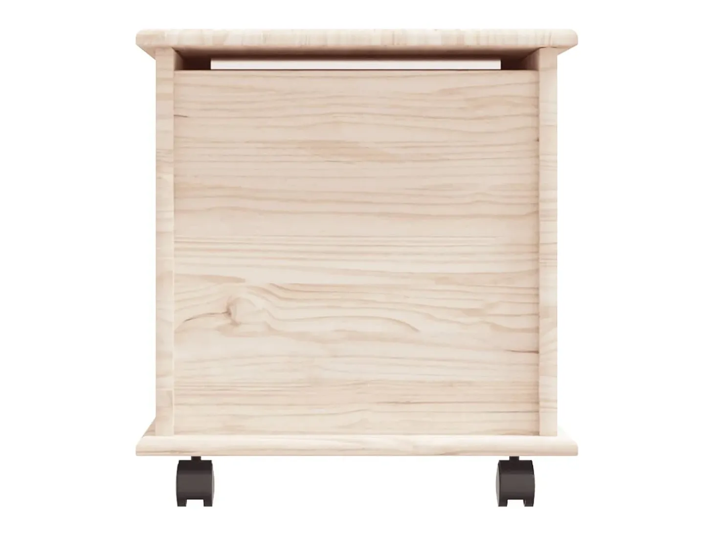Arca de arrumação c/ rodas ALTA 73x39,5x44 cm pinho maciço PT406088