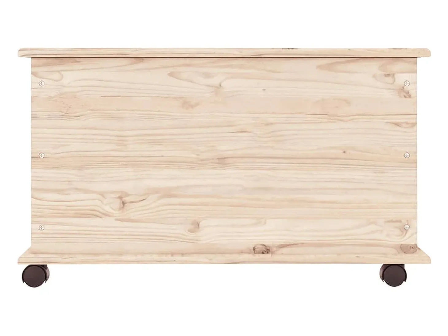 Arca de arrumação c/ rodas ALTA 73x39,5x44 cm pinho maciço PT406088