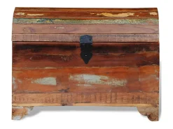 Arca de arrumação em madeira reciclada maciça PT843862