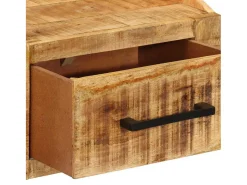 Armário de Cabeceira com gaveta Castanho 40 x 30 x 30 cm