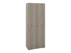 Armário de madeira VCM | 5 compartimentos | dimensões aprox. L. 70 x A. 178 x P. 40 cm | 2 portas rotativas | expansível | Gabinete - Vandol (carvalho Sonoma)
