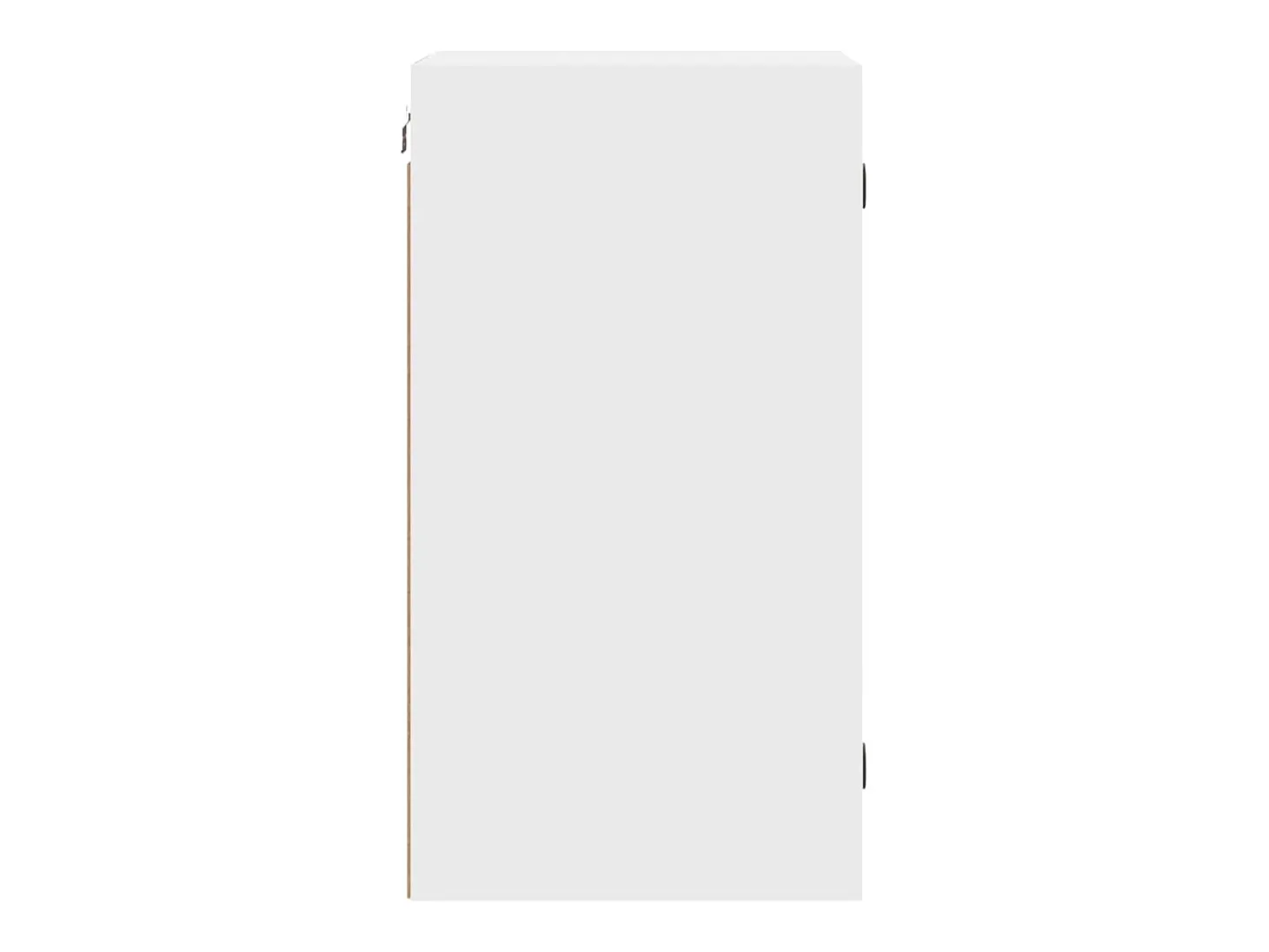 Armário de parede c/ portas de vidro 35x37x68,5 cm branco