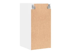 Armário de parede c/ portas de vidro 35x37x68,5 cm branco