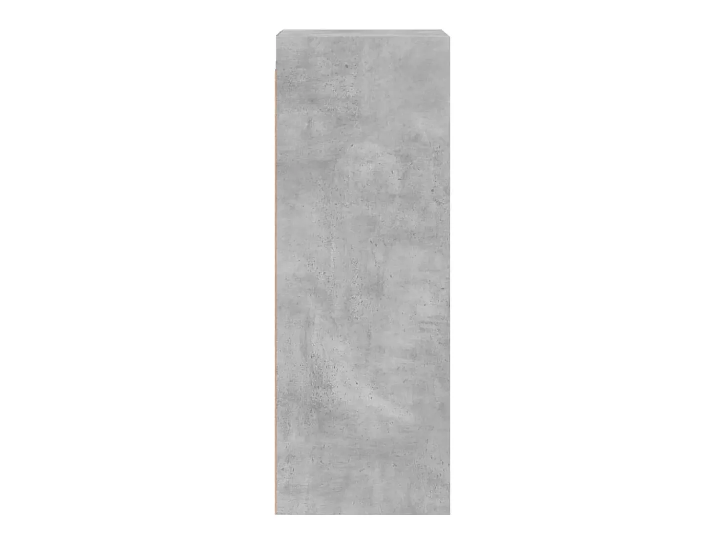Armário de parede c/ portas de vidro 35x37x100cm cinza cimento