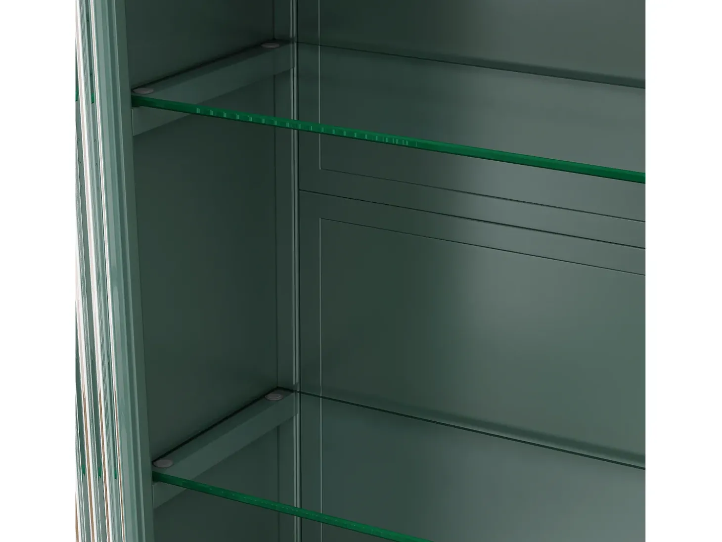Armário de parede moderno com portas de vidro - para cozinha e banheiro - 90 × 20 × 70 cm, branco