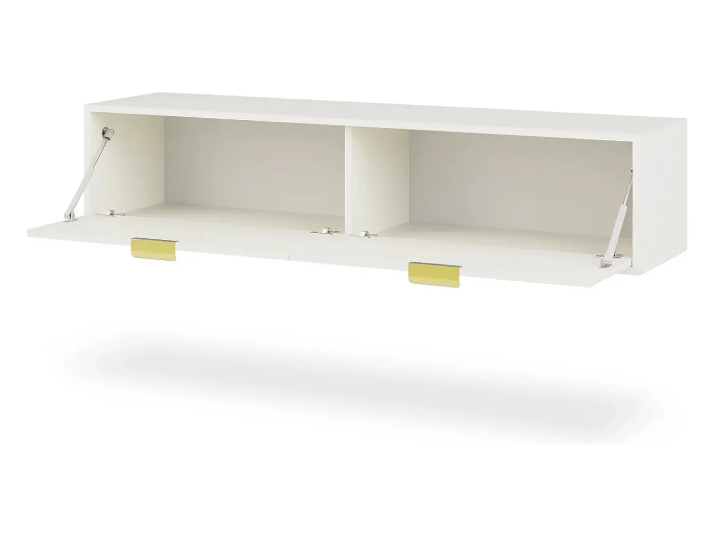 Armário de parede para TV pendurada Lexa 140 branca