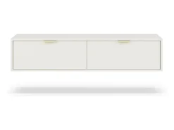 Armário de parede para TV pendurada Lexa 140 branca