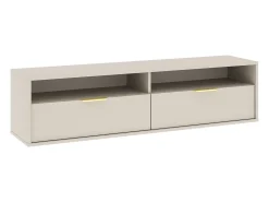 Armário de parede para TV pendurado Queen 140 cashmere