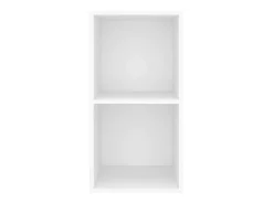 Armário de parede para TV 37x37x72 cm derivados madeira branco PT586252