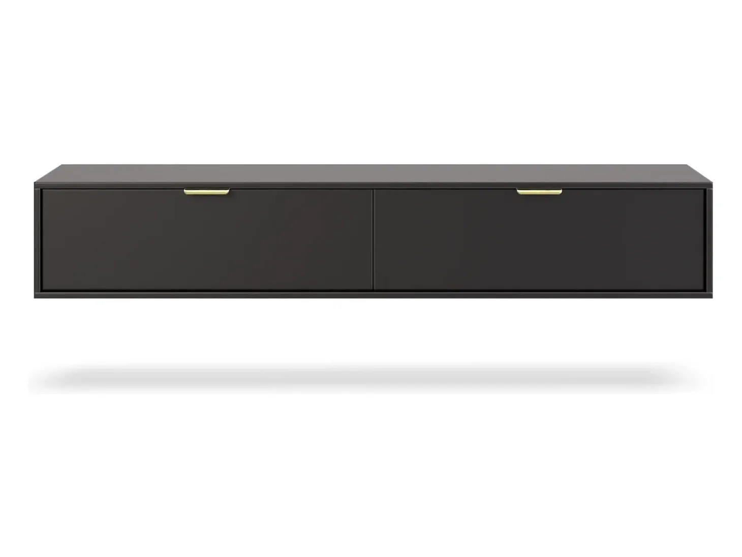 Armário de parede para TV pendurada Lexa 175 preta