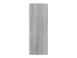 Armário de parede suspenso 69,5x32,5x90 cm Gray Sonoma