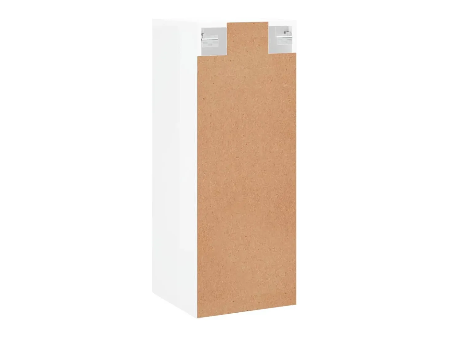 Armário de parede 34,5x34x90 cm branco brilhante