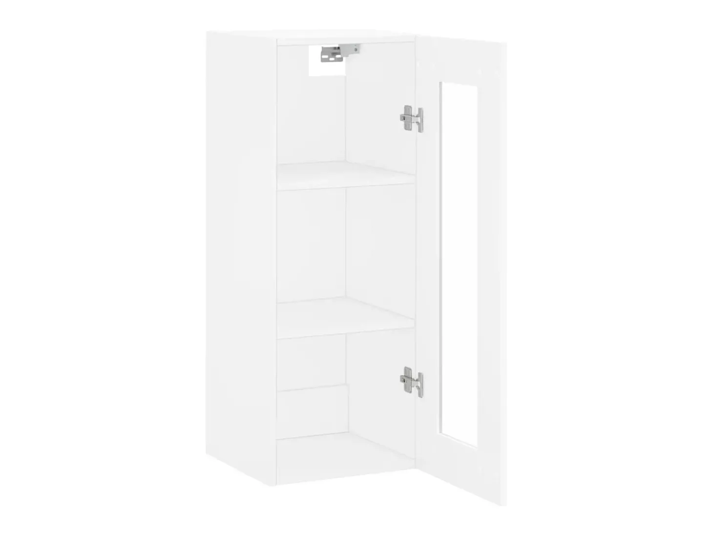 Armário de parede 34,5x34x90 cm branco