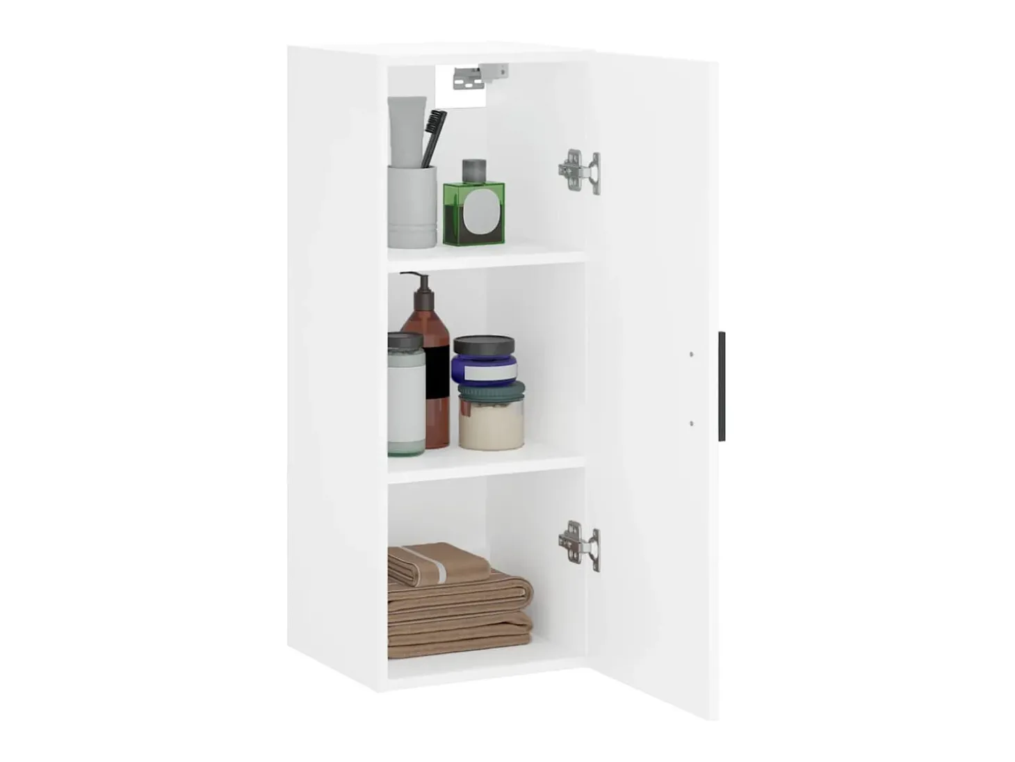 Armário de parede 34,5x34x90 cm branco