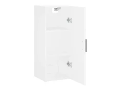 Armário de parede 34,5x34x90 cm branco