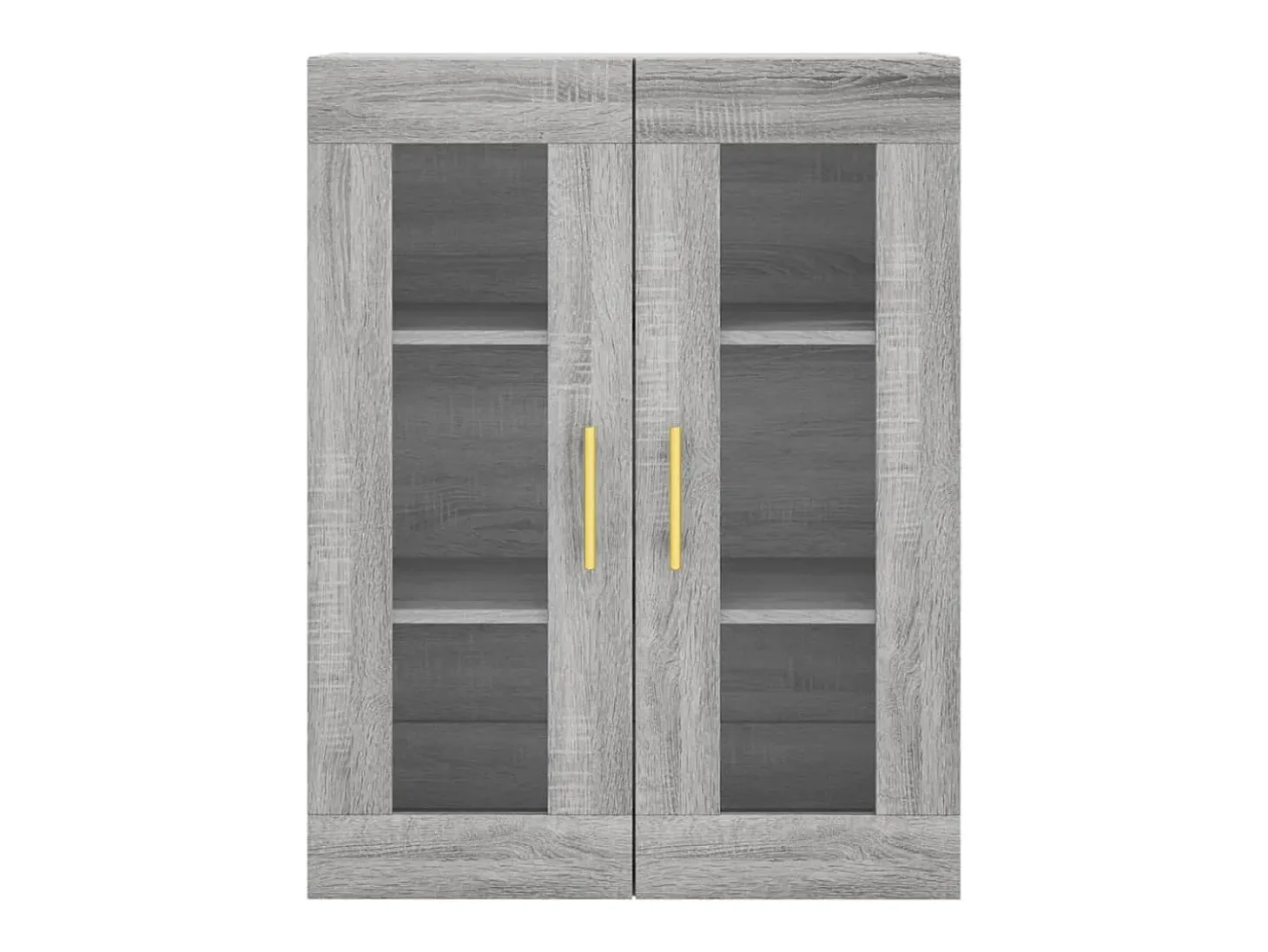Armário de parede 69,5x34x90 cm cinzento sonoma