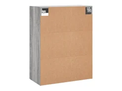 Armário de parede 69,5x34x90 cm cinzento sonoma